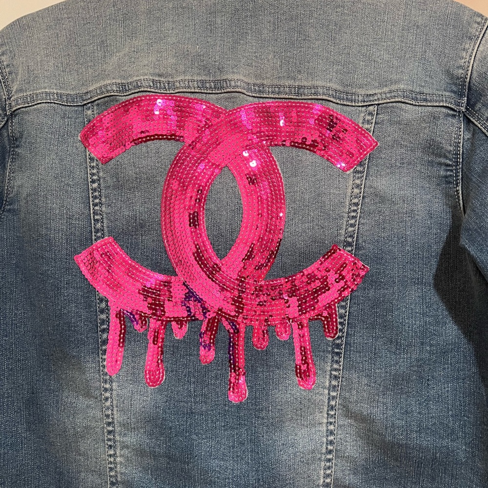 Denim Jacket with back patch - Picture 5 of 5